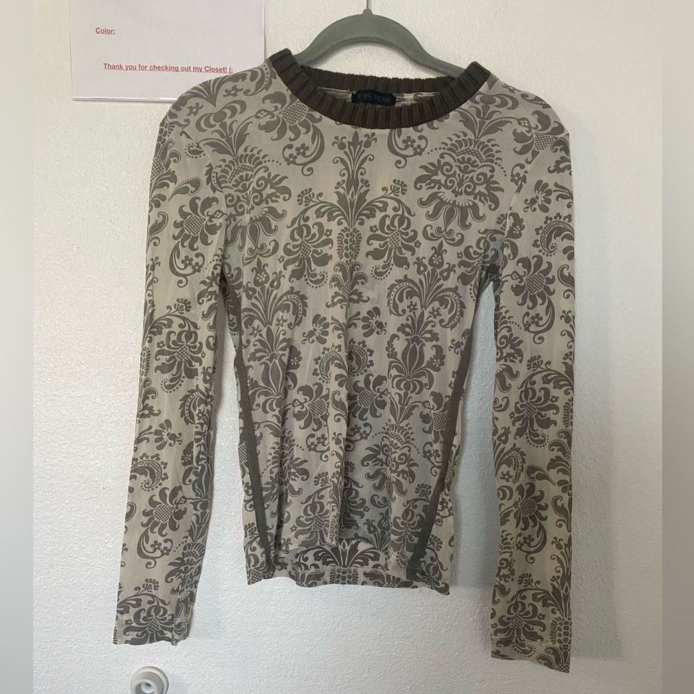 Ikks dainty long sleeve y2k long sleeve